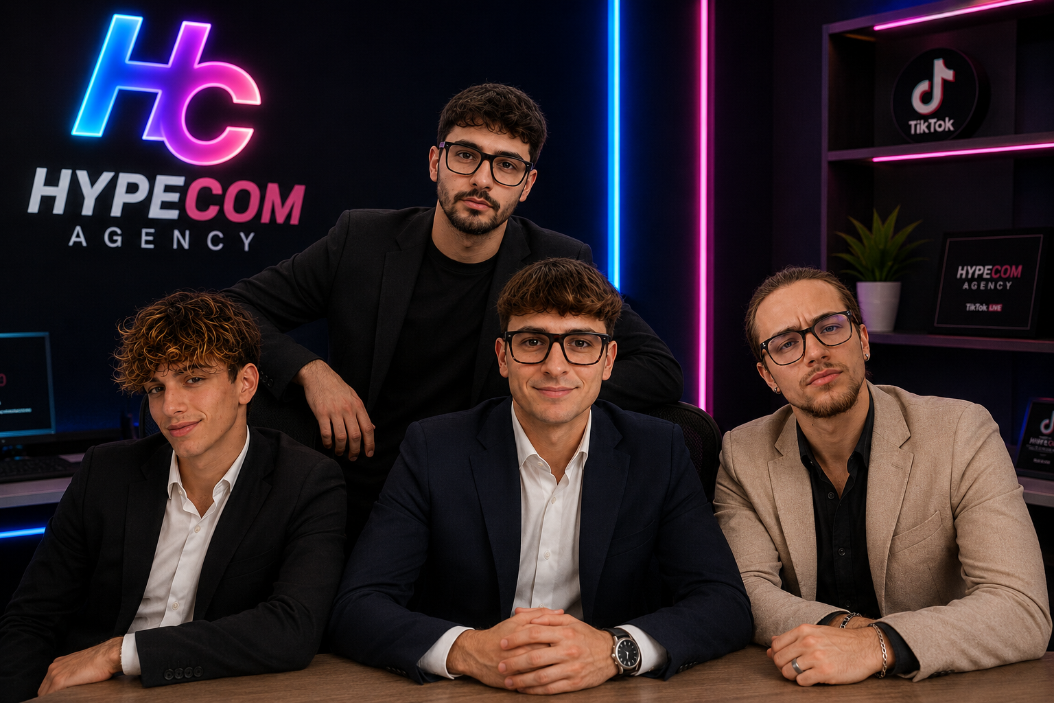 L'équipe HypeCom Agency au complet